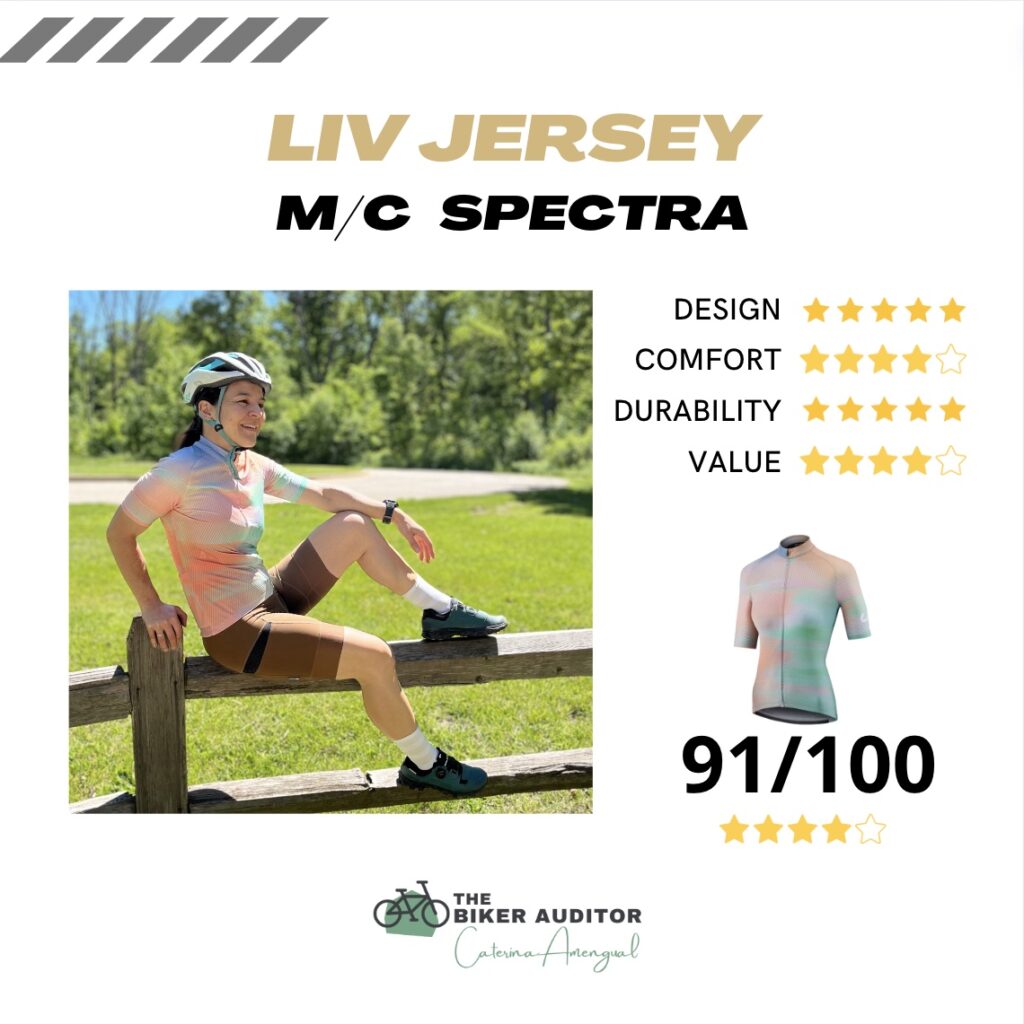 liv jersey m/c spectra design comfort durability and value opinion